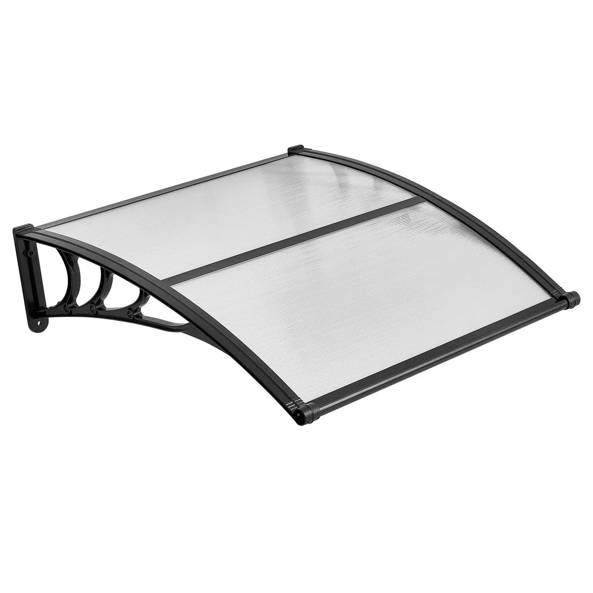✨VEVOR Front Door Canopy DIY Kit - Stable ABS Brackets, Drainage, Waterproof UV-Resistant Sun Shield Strong Wind Parasols, Canopies &amp; Shade for Porch Patio Overhang#SohoChic